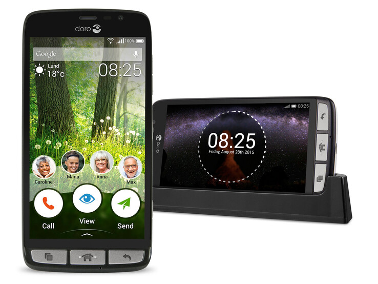 Vorderseite und Displaydock