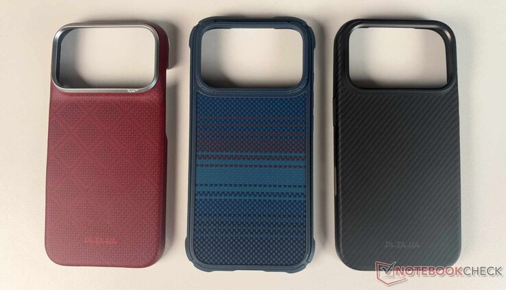 Von links nach rechts: Pitaka Edge, Cairn und Summa im Test