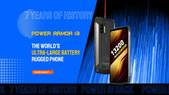 Ulefone stellt mit dem Power Armor 13 ein neues Rugged-Smartphone vor. (Bild: Ulefone)