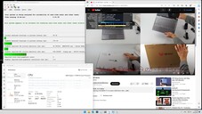 Maximale Latenz beim Öffnen mehrerer Browser-Tabs und beim Abspielen von 4K-Videomaterial