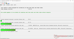 LatencyMon läuft 5 Minuten lang