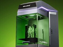 M7 Pro: Laser-Cutter unterstützt auch dreidimensionale Bearbeitungen (Bildquelle: Mr Carve)