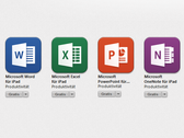 In Apples App Store gesichtet: Office gibt es nun für das iPad (Bild: Eigenes)