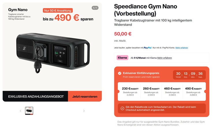 Ähh, was kostet der Nano nun abseits der €50 Anzahlung?