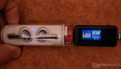 Voll geladen nach 54 Minuten und 26 Sekunden