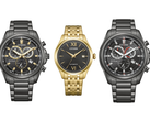Von links nach rechts, abgebildet - Citizen AT2137-50E, NJ0242-50E und AT2137-50F. 