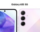 Das Samsung Galaxy A55 taucht mit ersten offiziellen Renderbildern am Horizont auf und zeigt ein paar Design-Neuheiten. (Bild: Samsung/Android Headlines, editiert)