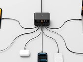 Sieben Geräte können zeitgleich über USB-C oder USB-A mit gesamt maximal 350 Watt versorgt werden.