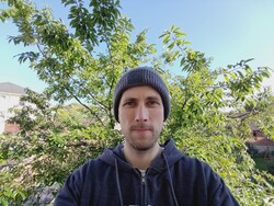 Selfie mit der 13-MPix-Optik auf der Front