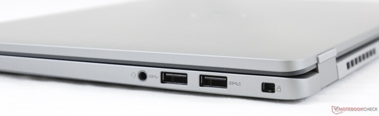 Rechts: 3,5-mm-Kombi-Audio, 2x USB 3.1 Gen. 1 Typ-A, Noble Lock