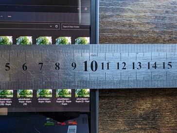 Schmale Seitenränder