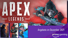 Amazon Prime Gaming Dezember 2021: Prime-Mitglieder können wieder exklusive Inhalte gratis abstauben. Unter anderem für Apex Legends, Battlefield 2042 und weitere Games.