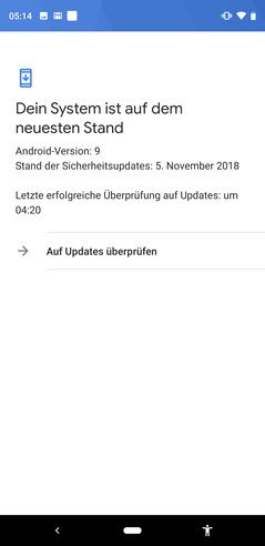 Software Google Pixel 3 XL