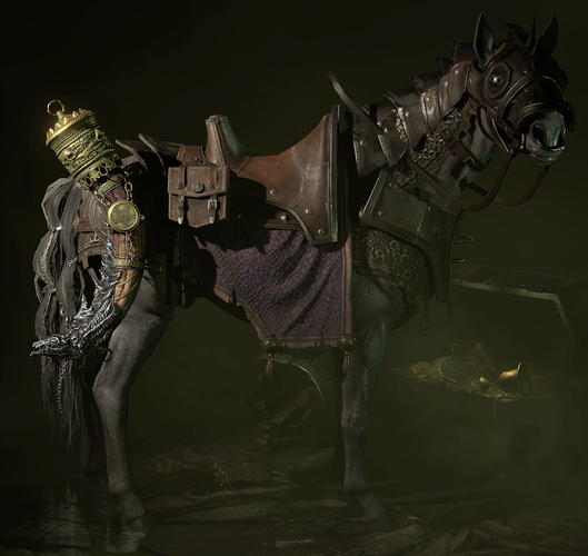 Reittier als Trophäe Ashavas Schrei: Besiegt Ashava mit einem Charakter auf Stufe 20.