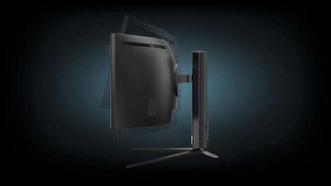 Der Monitor bietet Ergonomiefunktionen