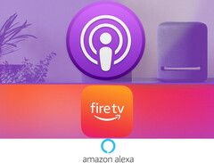 Apple Podcast auf Amazon Echo-Geräten und Fire TV verfügbar.