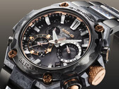 „Die Casio G-Shock MRG-B2000JS-1AJR (siehe Bild) ist mit einem Armband und einer Lünette ausgestattet, die über eine diamantähnliche Kohlenstoffbeschichtung (DLC) verfügen. (Bildquelle: Casio)
