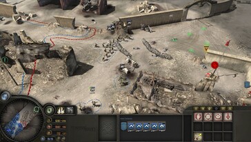  Im Bild: Ein Gameplay-Screenshot aus Company of Hereos.