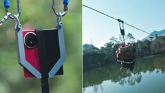 Wie widerstandsfähig das Honor Magic V6 wird, soll eine Zipline-Challenge in Thailand klären - mit YouTuber Joe Weller.