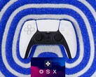 DualSense PS5-Controller mit haptischem Feedback und DSX-Logo. (Bildquelle: Sony PlayStation, Steam mit Bearbeitungen)