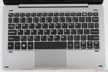 Standard-QWERTY-Layout ohne Beleuchtung