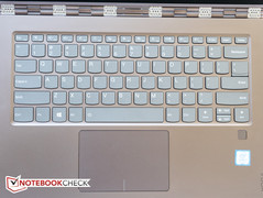 die neuentworfene Tastatur hat eine größere rechte Umschalttaste