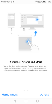 Huawei Mate 10 Pro: Projektionsmodus / Desktop-Modus