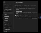 Screenshot der ChatGPT-Einstellungen, Bereich Plugins, Berechtigungen mit den Optionen Immer fragen, Lesetools zulassen und Tools mit geringem Risiko zulassen