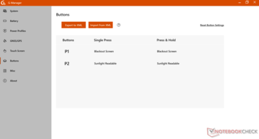 Zwei anpassbare Tasten