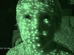 30.000 IR-Punkte scannen das Gesicht - ähnlich wie die Microsoft Kinect im Horrormovie 