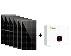 Die Photovoltaikanlage ist auch nachträglich mit einem Solarspeicher aufrüstbar (Bild: Talesun, Growatt)