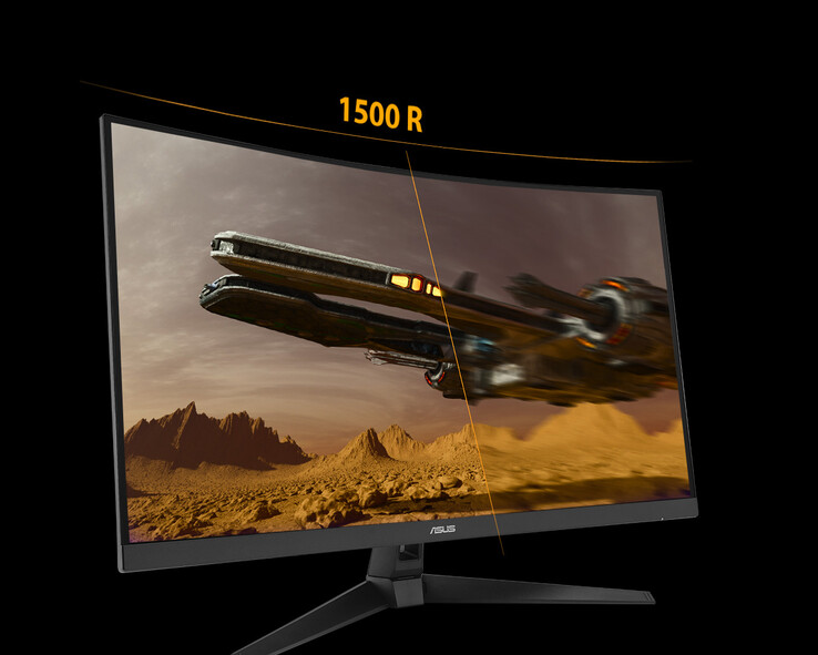 Der Monitor ist gekrümmt und schnell (Bildquelle: Asus)