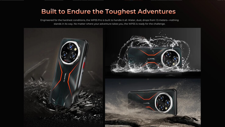 Schutz gegen physische Belastungen, Staub und Wasser soll gegeben sein (Bildquelle: Oukitel)