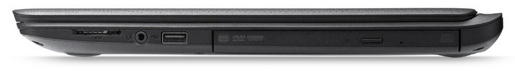 Rechte Seite: Speicherkartenleser (SD), Audiokombo, USB 2.0 (Typ A), DVD-Brenner