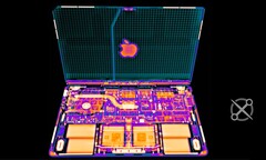 Das günstigste 14 Zoll MacBook Pro besitzt nur einen statt zwei Lüfter. (Bild: iFixit / Creative Electron)
