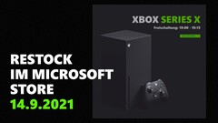 Microsoft kündigt an, dass die Xbox Series X heute Abend wieder erhältlich sein wird. (Bild: Microsoft)
