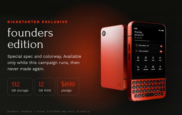 Die Minimal Phone 2 Founders Edition hat mehr RAM und eine besondere Farbgebung