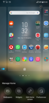 Einstellung des Home Screens