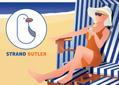 Vernetzter Strandkorb: So digitalisiert die Telekom mit IoT den Urlaub an der Nordsee (Bildquelle: Strandbutler)