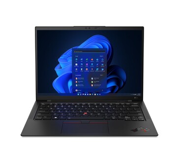 Das Lenovo ThinkPad X1 Carbon Gen 10 zeigt sich weiterhin mit Trackpoint und dedizierten -Tasten (Bild: MSPoweruser)