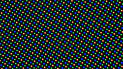 Die OLED-Displays setzen auf eine RGGB-Sub-Pixel-Matrix bestehend aus einer roten, einer blauen und zwei grünen Leuchtdioden.