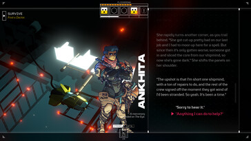 Im Bild: Ein Gameplay-Screenshot aus Citizen Sleeper.