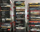 Eine Sammlung physischer PS3-Spiele