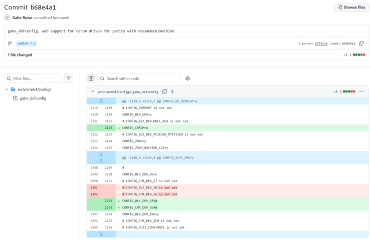 Der Entwickler lieferte den entsprechenden Code auf GitHub nur acht Minuten nach seiner Reaktion auf die Anfrage des Nutzers im Steam-Forum. (Im Bild: Ein Screenshot von GitHub)