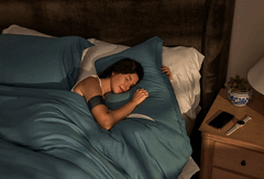 Garmins Schlafarmband soll Schlaf analysieren und dabei hohen Tragekomfort bieten. (Bildquelle: Garmin)