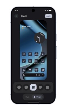 Die Form von App-Icons kann nach dem Update geändert werden.