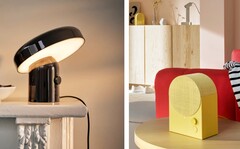 Mit Blomprakt (links) und Nattbad (rechts) bietet Ikea zwei neue Bluetooth-Lautsprecher an. (Bildquelle: Ikea)