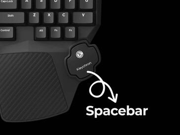 Die Leertaste soll sich einfach erreichen lassen