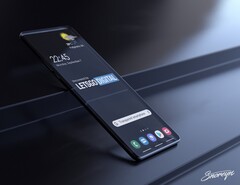 Glasklar: Samsung patentiert sich ein mögliches zukünftiges Galaxy Phone mit transparentem Display.