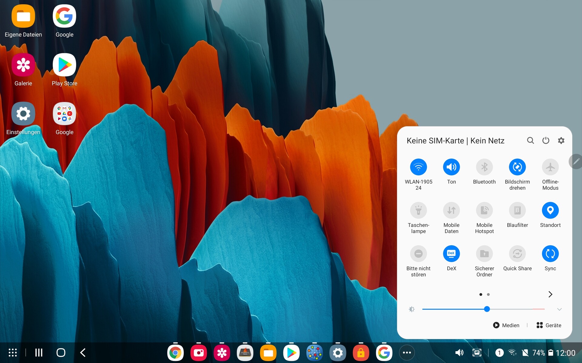 samsung galaxy s7 tablet test